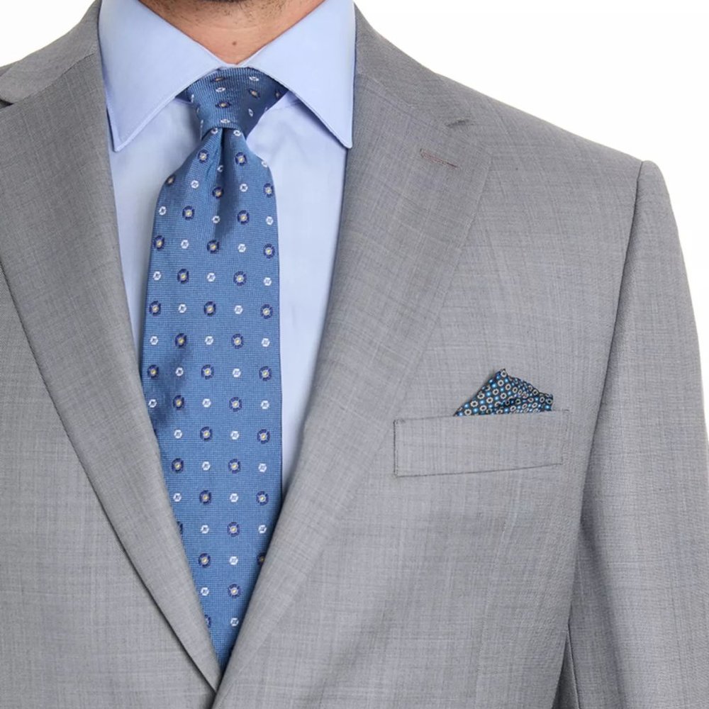 Ralph Lauren Slim-Fit Sharkskin Wool-Blend Jacket